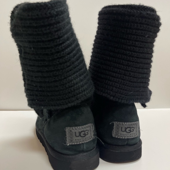 UGG Classic Cardy Knit Black - Picture 3 of 8